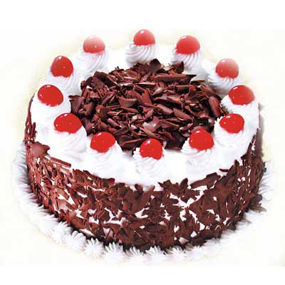 "Round Shape Black Forest cake - 1kg (Kurnool Exclusives) - Click here to View more details about this Product